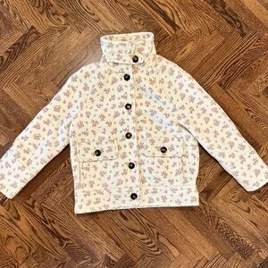 Sezane Coat - MANTEAU LÉO, In Imprimé Petites Roses